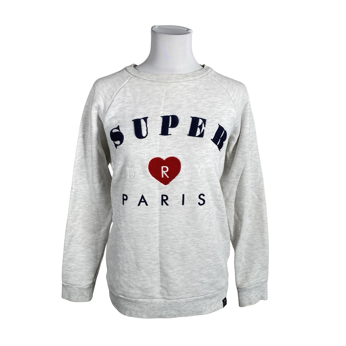 Naisten Superdry - Collegepaita, koko 38 - Harmaa (1)