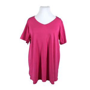 Naisten Zizzi - T-paita, koko 48 - Pinkki (1)