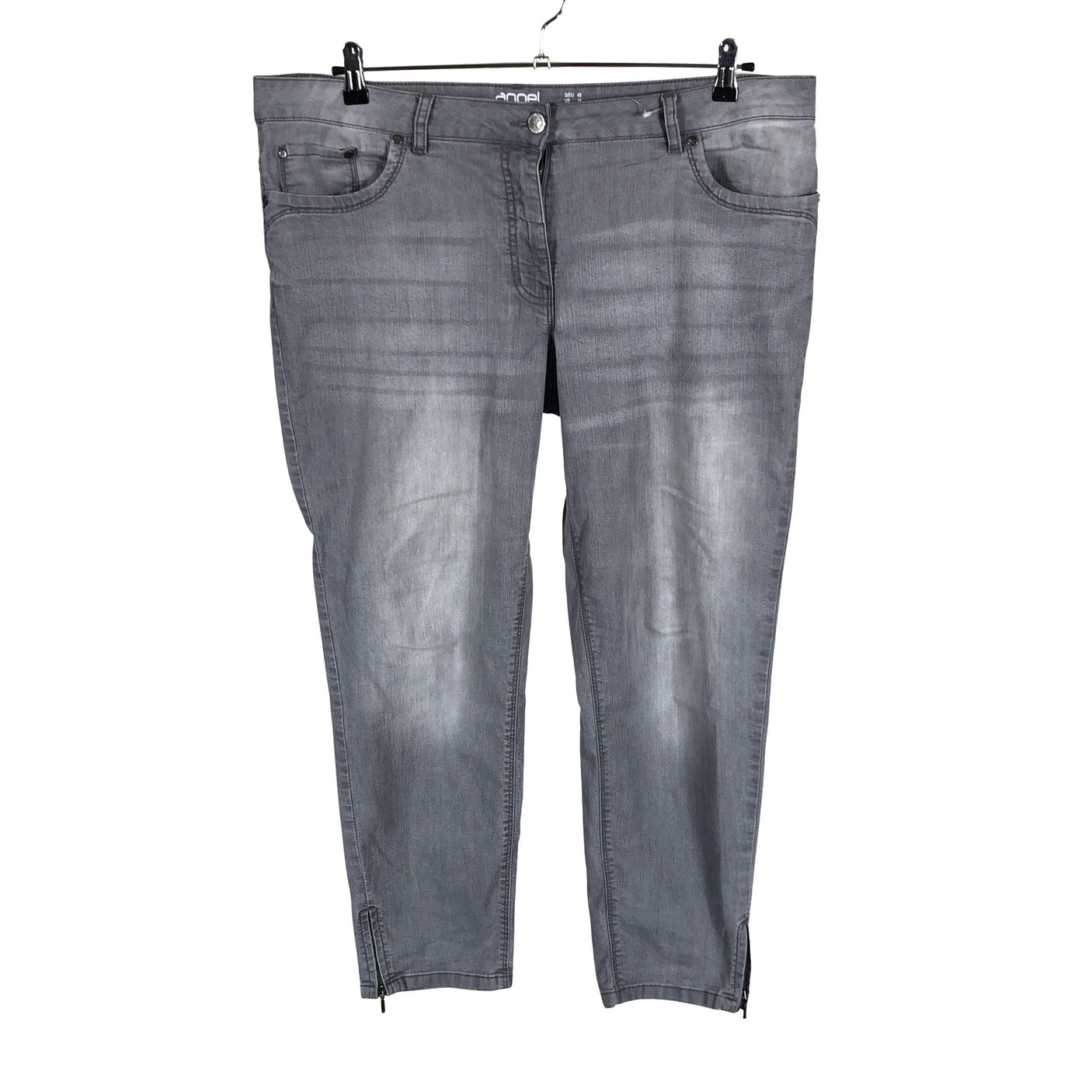 Naisten Angel of style - Farkut, koko 48 - Harmaa (1)