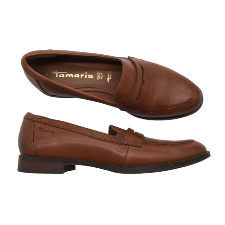Naisten Tamaris - Loaferit, koko 37 - Ruskea ()