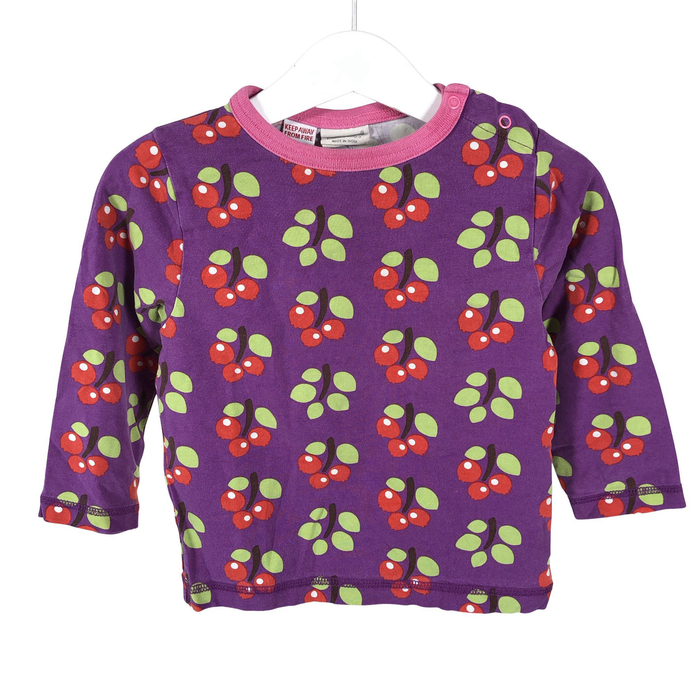 Unisex Maxomorra - Trikoopaita, koko 86 - 92 - Violetti (1)