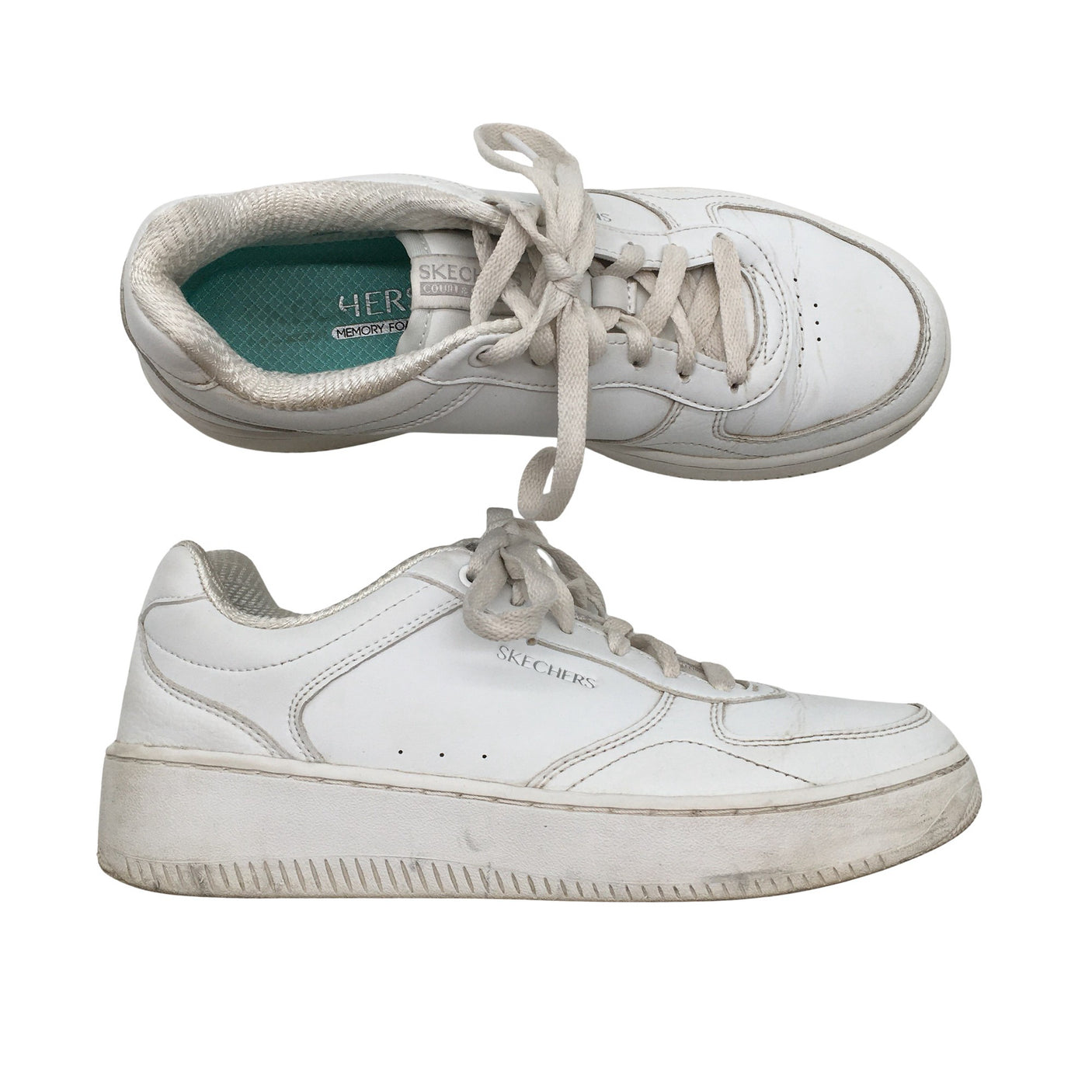 Naisten Skechers - Tennarit, koko 38 - Valkoinen (1)