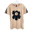 Tyttöjen Adidas - Urheilupaita, lyhyet hihat, koko 134 - 140 - Beige ()