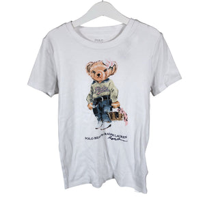 Tyttöjen Polo Ralph Lauren - T-paita, koko 146 - 152 - Valkoinen (1)