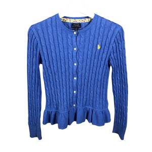 Tyttöjen Polo Ralph Lauren - Neuletakki, koko 158 - 164 - Vaaleansininen (1)
