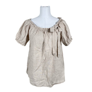 Naisten Peura - Lyhythihainen pusero, koko 38 - Beige (1)