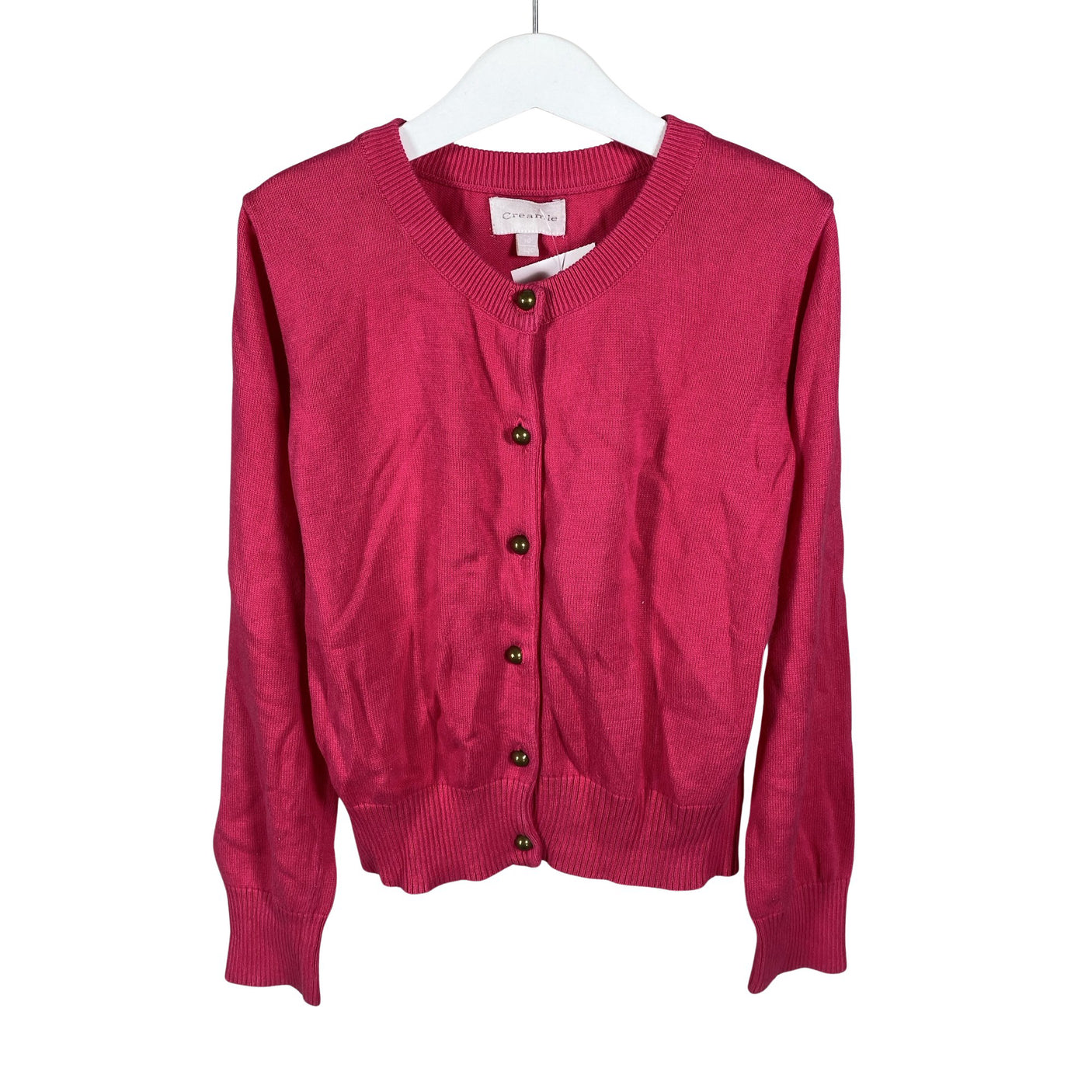 Tyttöjen Creamie - Neuletakki, koko 98 - 104 - Pinkki (1)