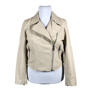 Naisten Simorra - Nahkatakki, koko 42 - Beige (1)
