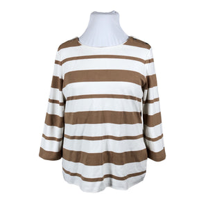 Naisten O.I.S - Trikoopaita, koko 42 - Beige (1)