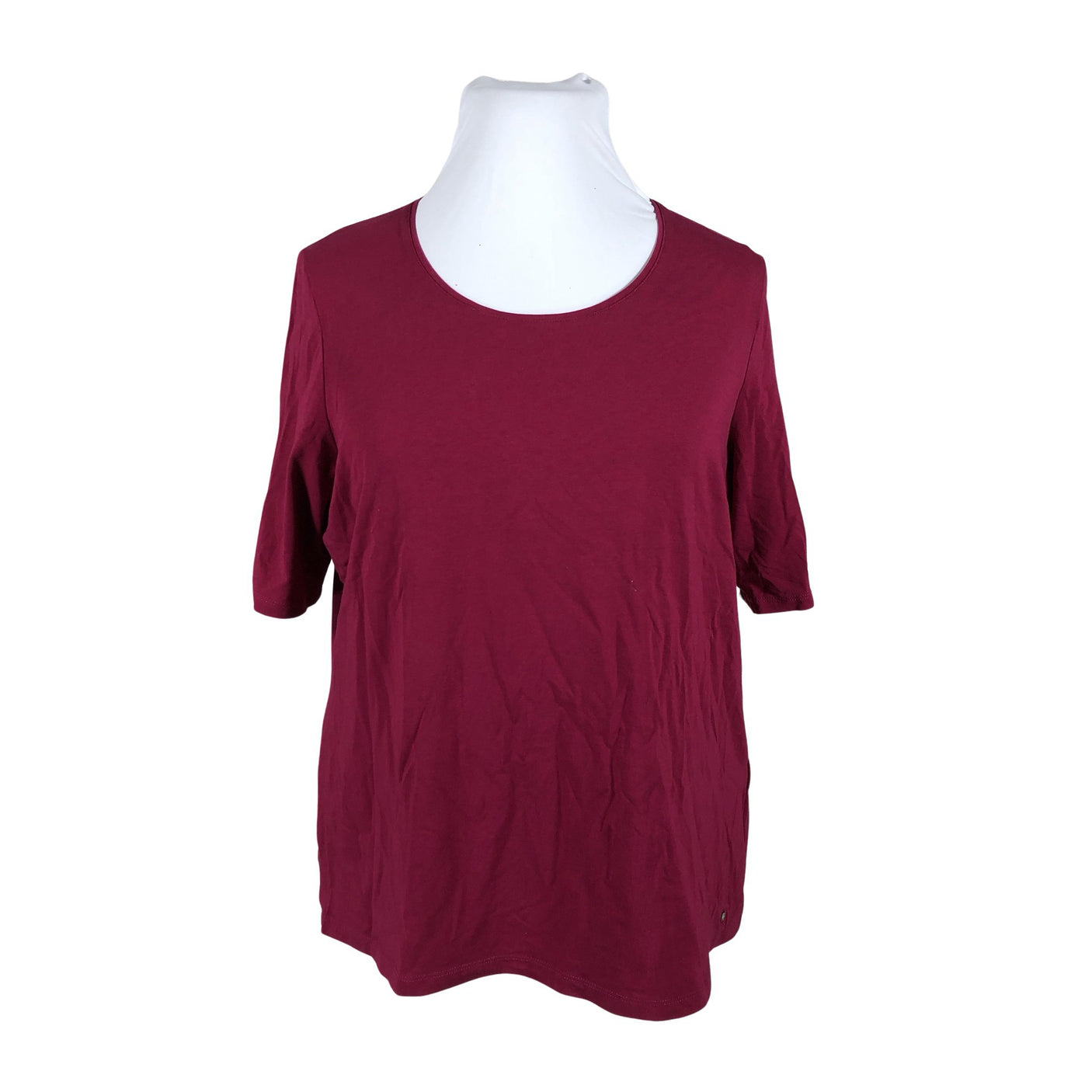 Naisten Gerry Weber - T-paita, koko 46 - Viininpunainen (1)