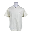 Miesten Tommy Hilfiger - Pikeepaita, koko M - Luonnonvalkoinen ()