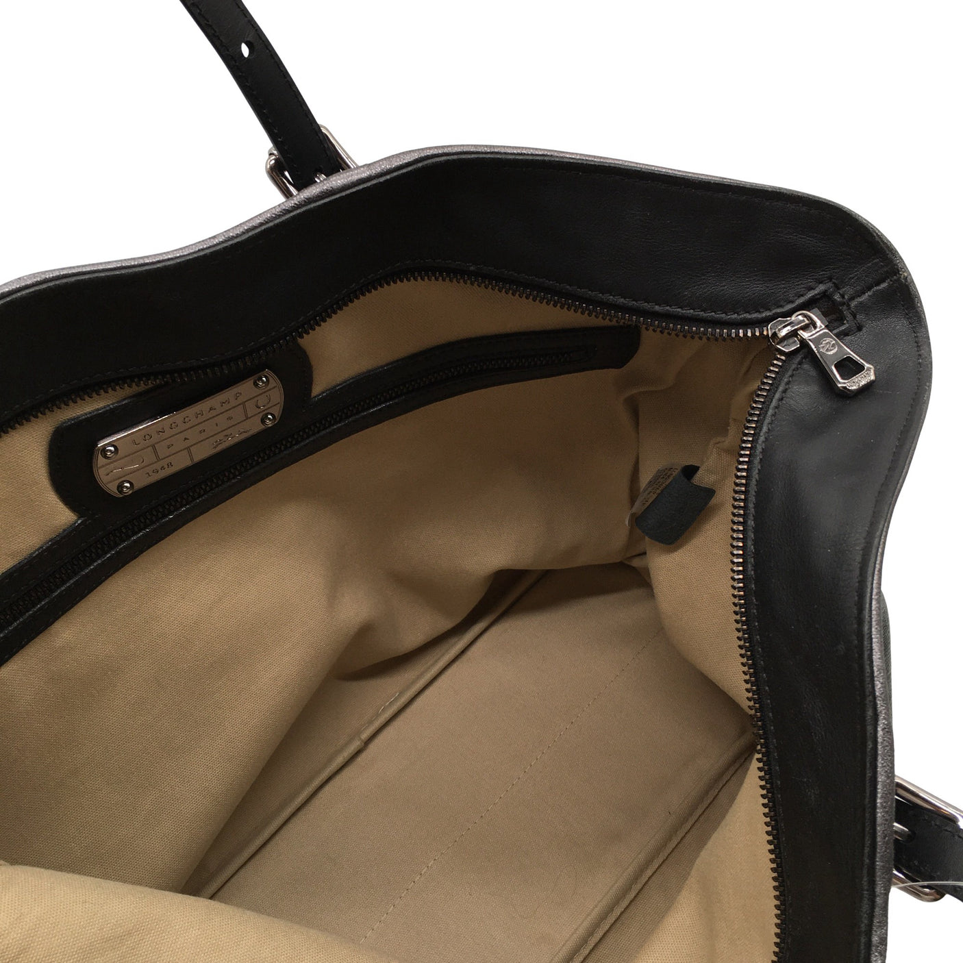 Naisten Longchamp - Käsilaukku, koko Maxi - Musta (3)