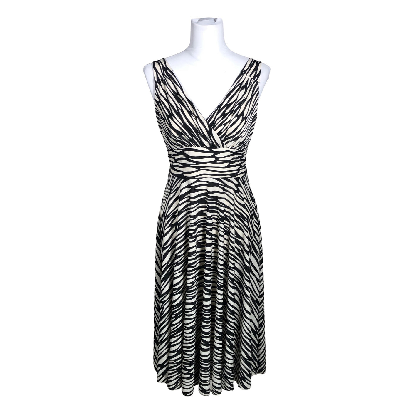 Naisten Trendy Look - Trikoomekko, koko 36 - Beige (1)