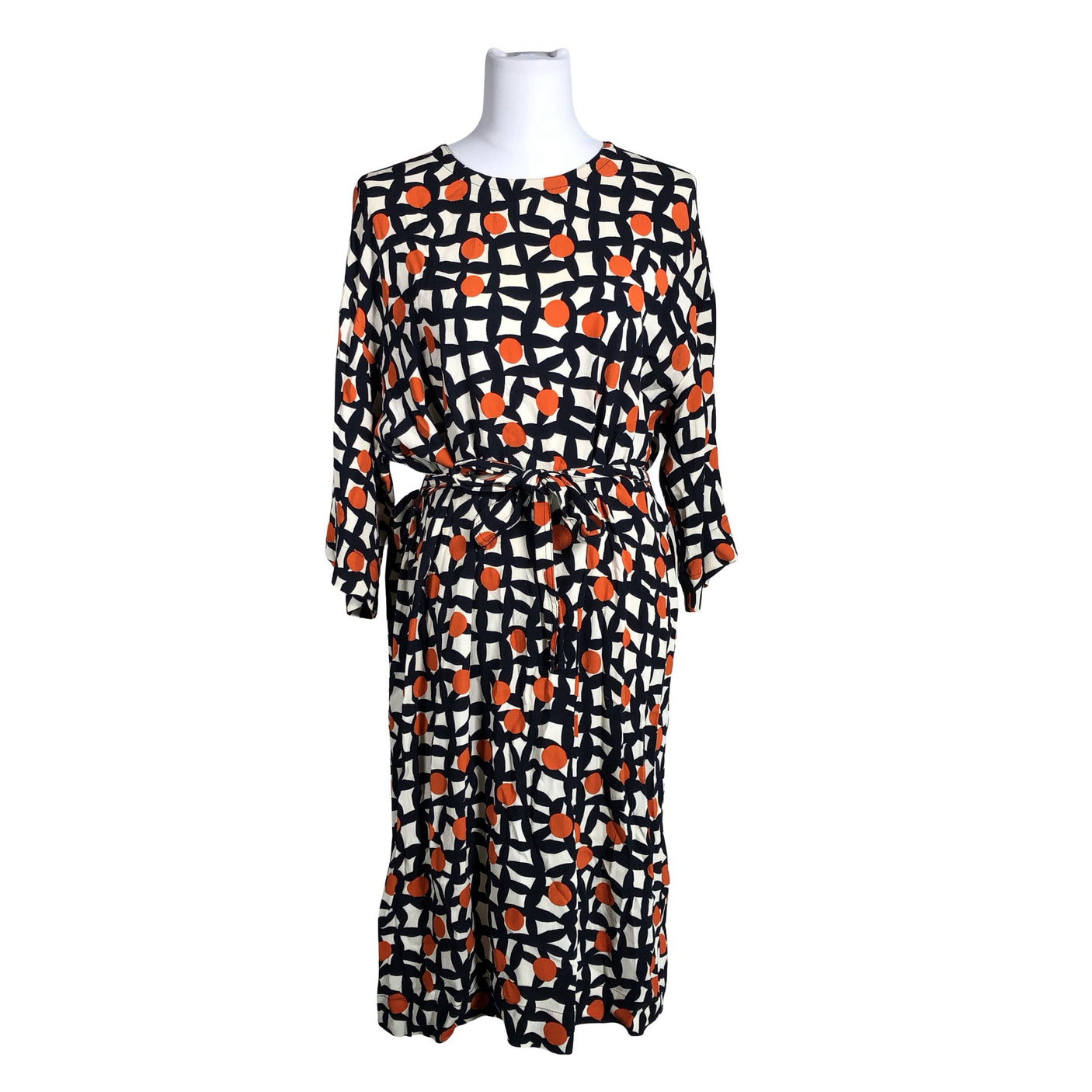 Naisten Marimekko - Sifonkimekko, koko 38 - Punainen (1)