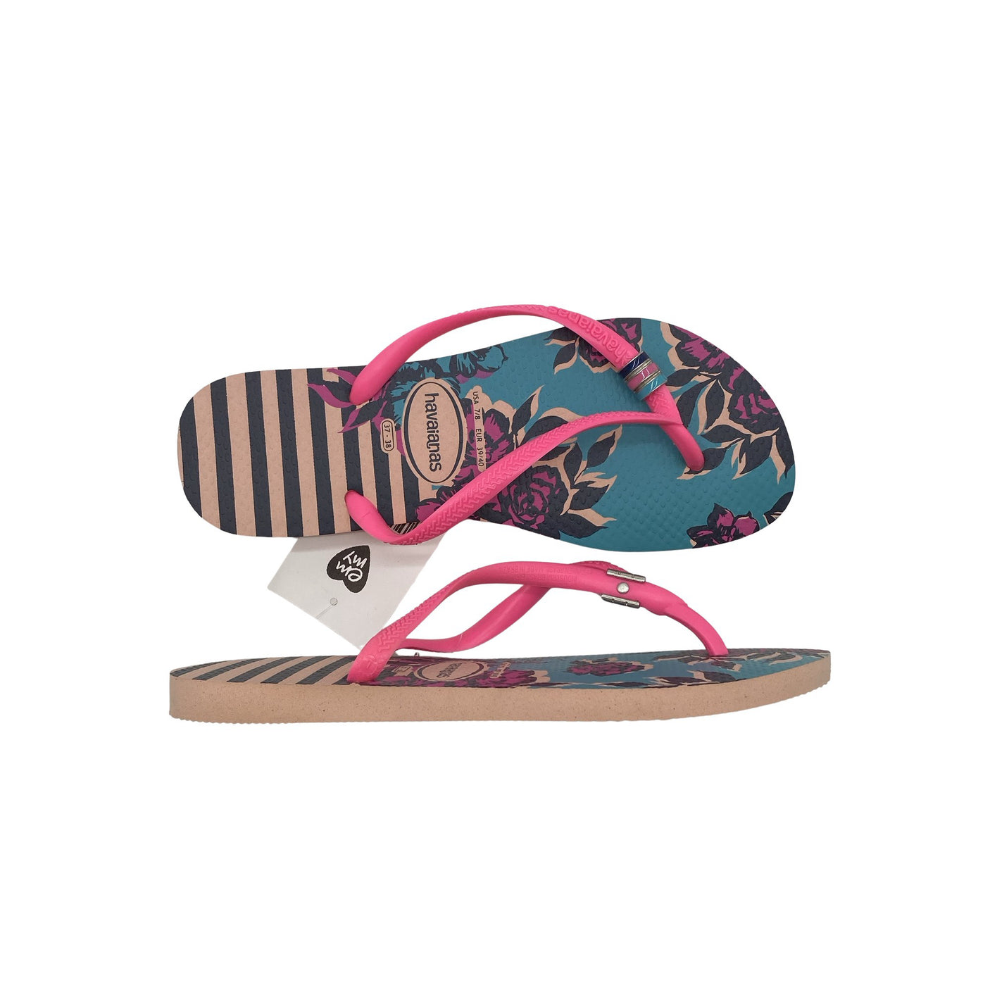 Naisten Havaianas - Rantasandaalit, koko 39 - Pinkki (1)