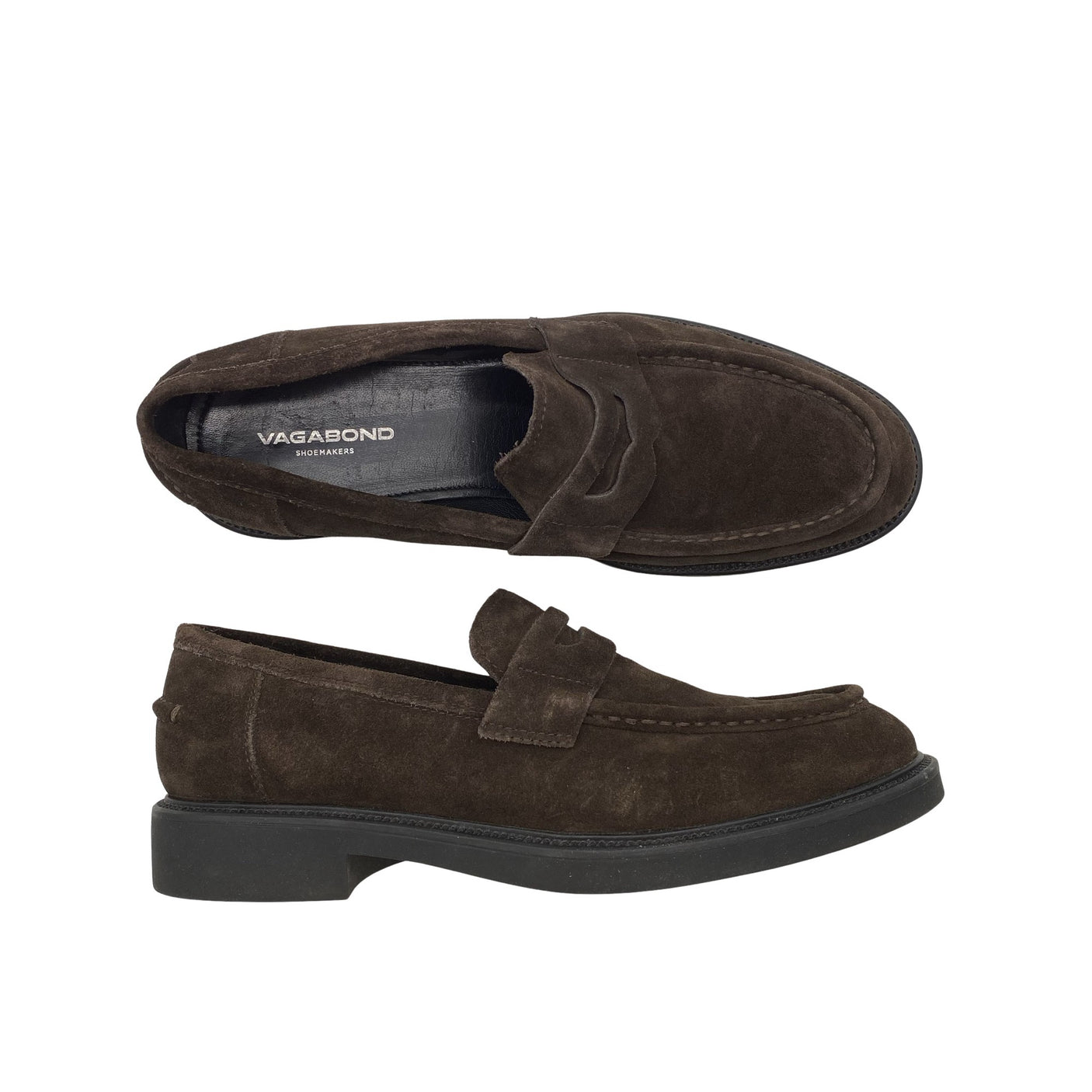 Miesten Vagabond - Loaferit, koko 45 - Ruskea (1)