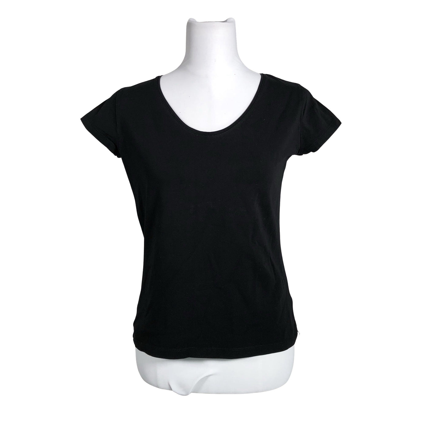 Naisten Massimo Dutti - T-paita, koko 40 - Musta (1)