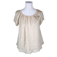 Naisten JS Millenium - Lyhythihainen pusero, koko 38 - Beige ()