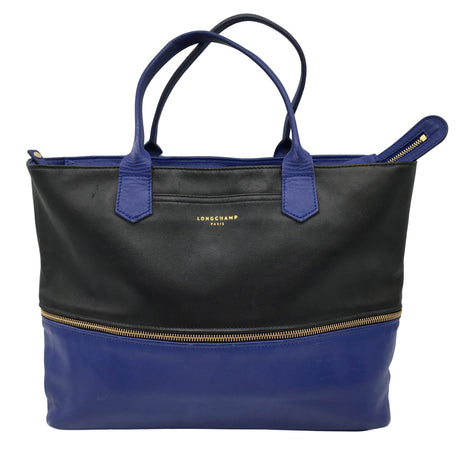 Naisten Longchamp - Käsilaukku, koko Maxi - Sininen ()