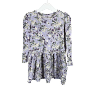 Tyttöjen Name It - Trikoomekko, koko 98 - 104 - Violetti (1)