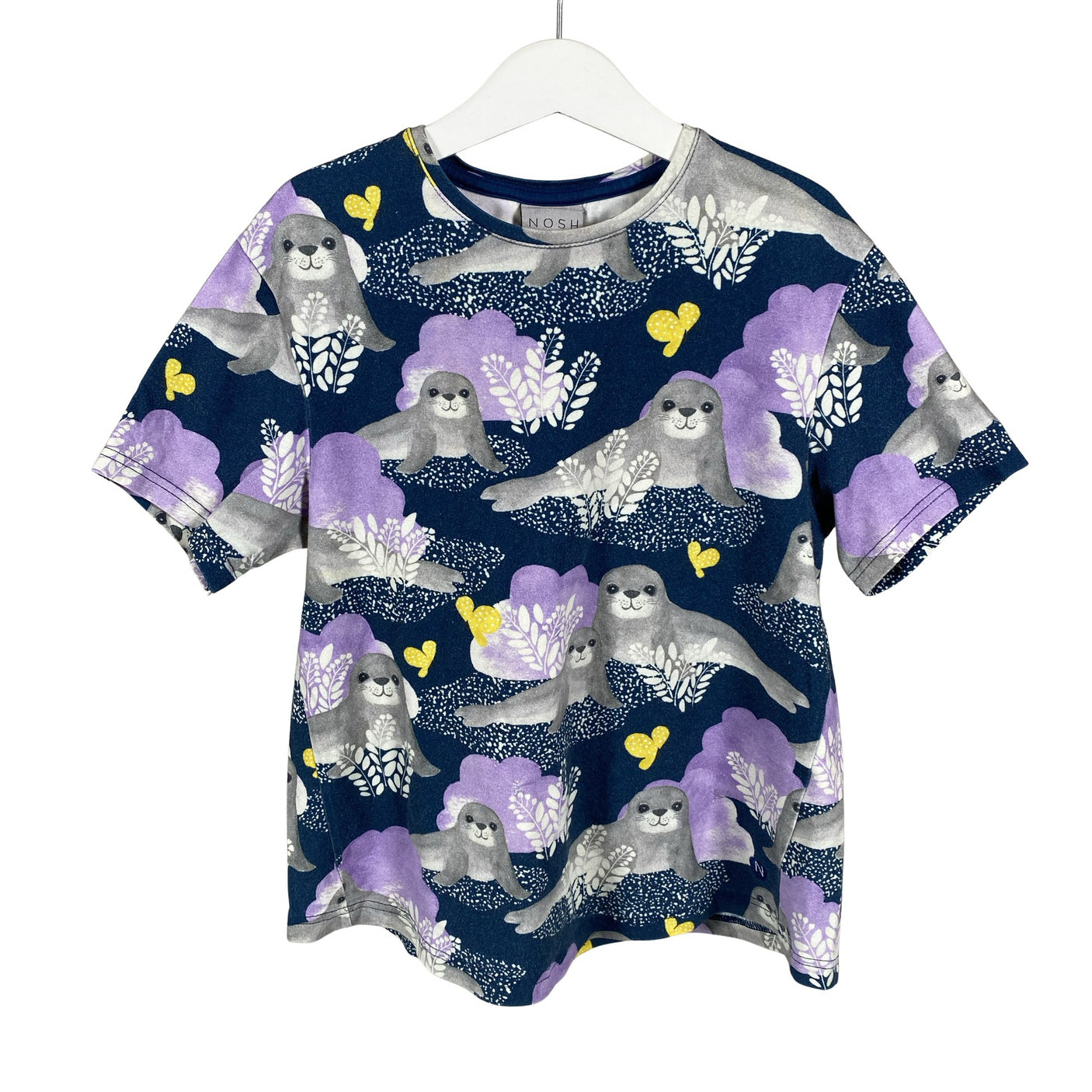Unisex NOSH - T-paita, koko 134 - 140 - Sininen (1)