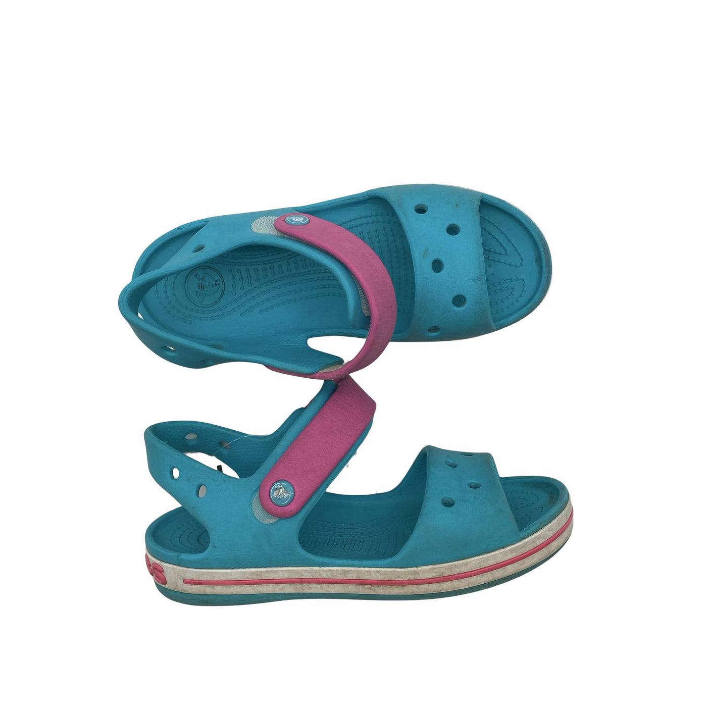Tyttöjen Crocs - Sandaalit, koko 35 - Sininen (1)