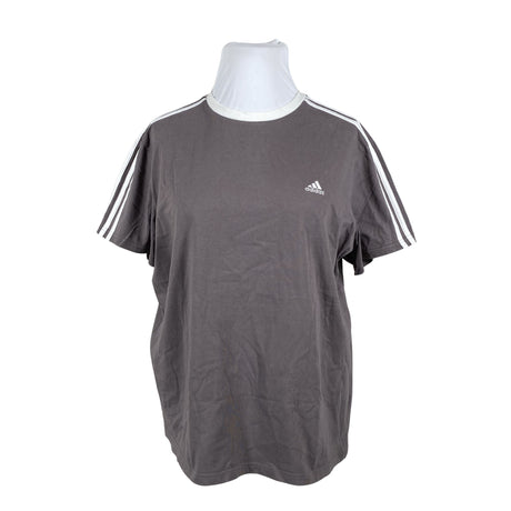 Naisten Adidas - T-paita, koko 46 - Ruskea ()