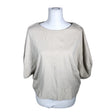 Naisten Sisley - T-paita, koko 40 - Beige ()