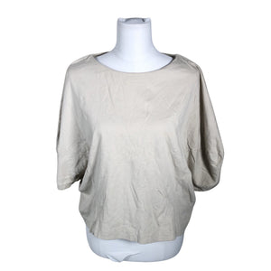 Naisten Sisley - T-paita, koko 40 - Beige (1)