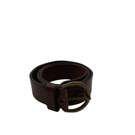 Naisten Massimo Dutti - Nahkavyö, koko Ei kokoa - Ruskea ()