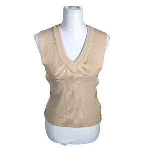 Naisten b.Young - Neuleliivi, koko 36 - Beige (1)
