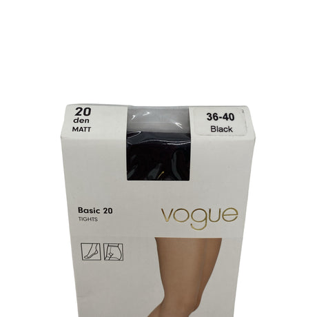 Naisten Vogue - Sukkahousut, ohuet, koko 36 - Musta (2)