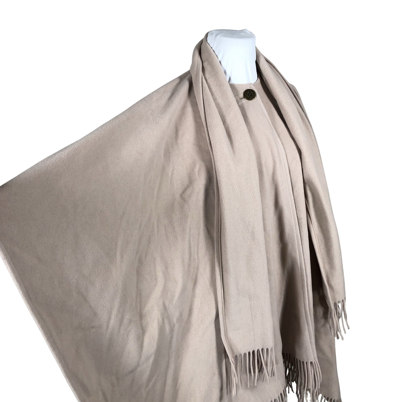Naisten Beaumont - Poncho, koko 42 - Beige (2)