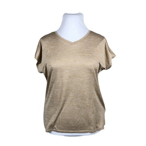 Naisten Icepeak - Urheilupaita, lyhyet hihat, koko 42 - Beige (1)