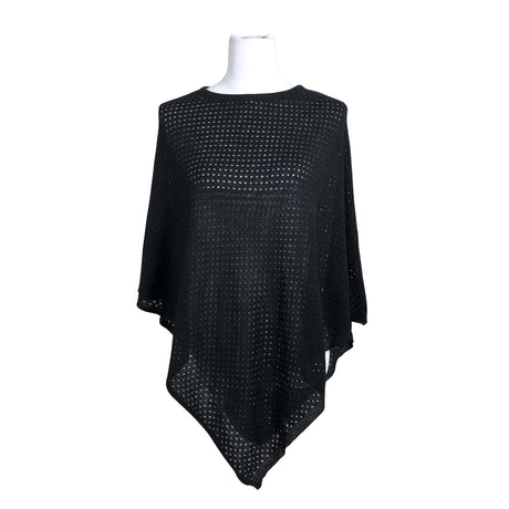 Naisten Lasessor - Poncho, koko 40 - Musta ()