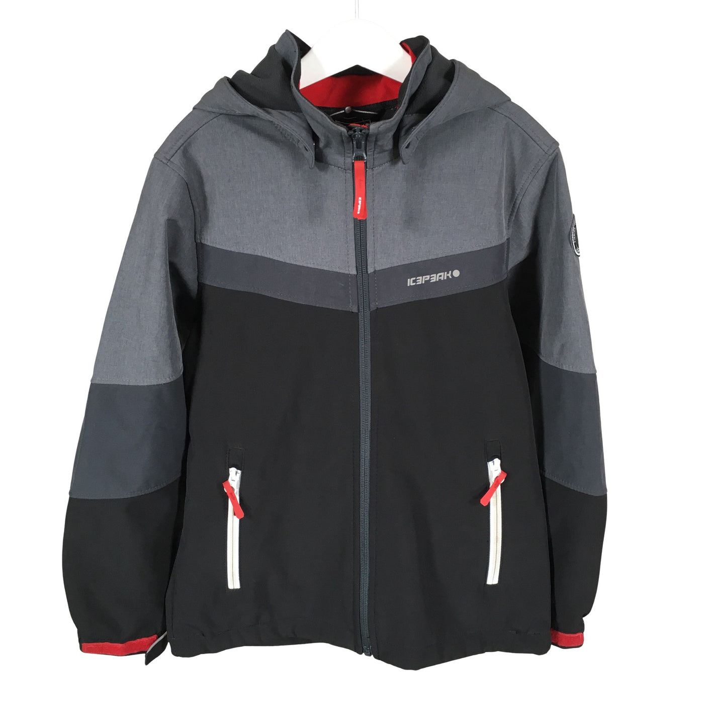 Unisex Icepeak - Softshell-takki, koko 134 - 140 - Harmaa (1)