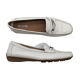 Naisten Geox - Loaferit, koko 39 - Valkoinen ()