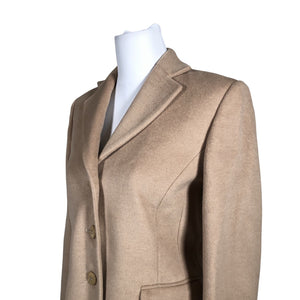 Naisten Mulberry - Villakangastakki, koko 40 - Beige (2)
