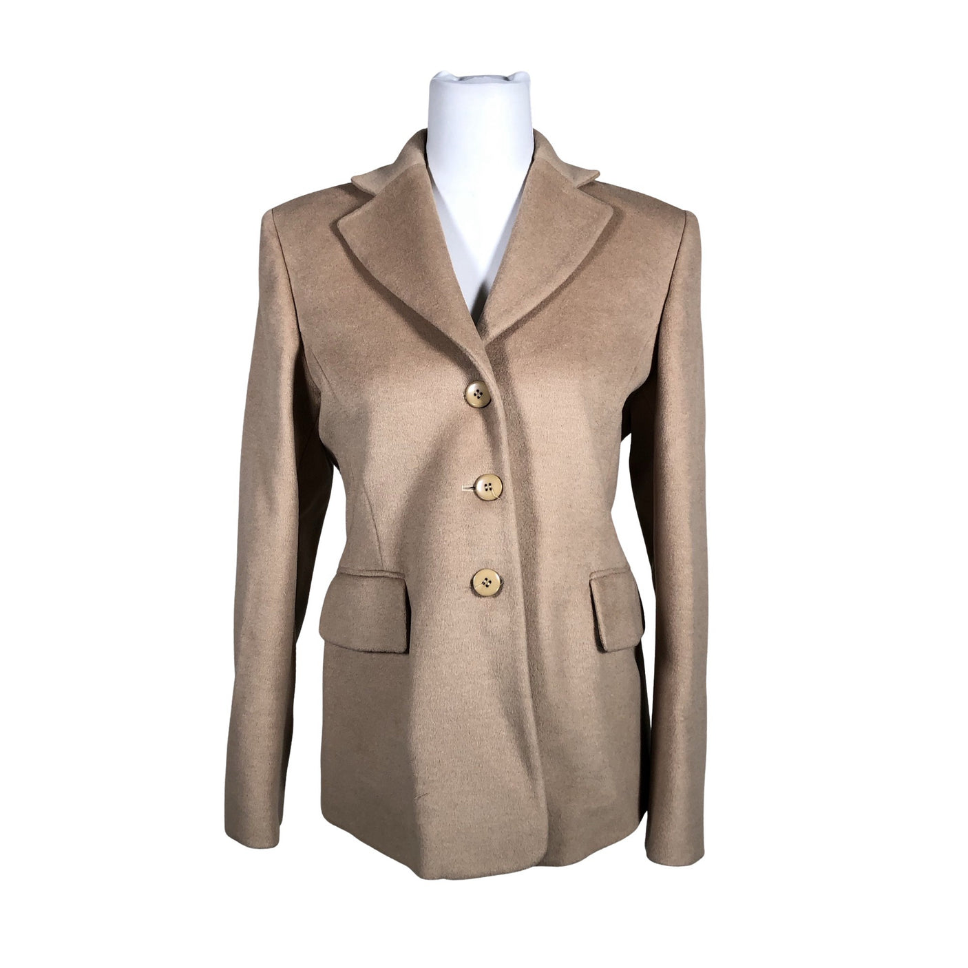 Naisten Mulberry - Villakangastakki, koko 40 - Beige (1)