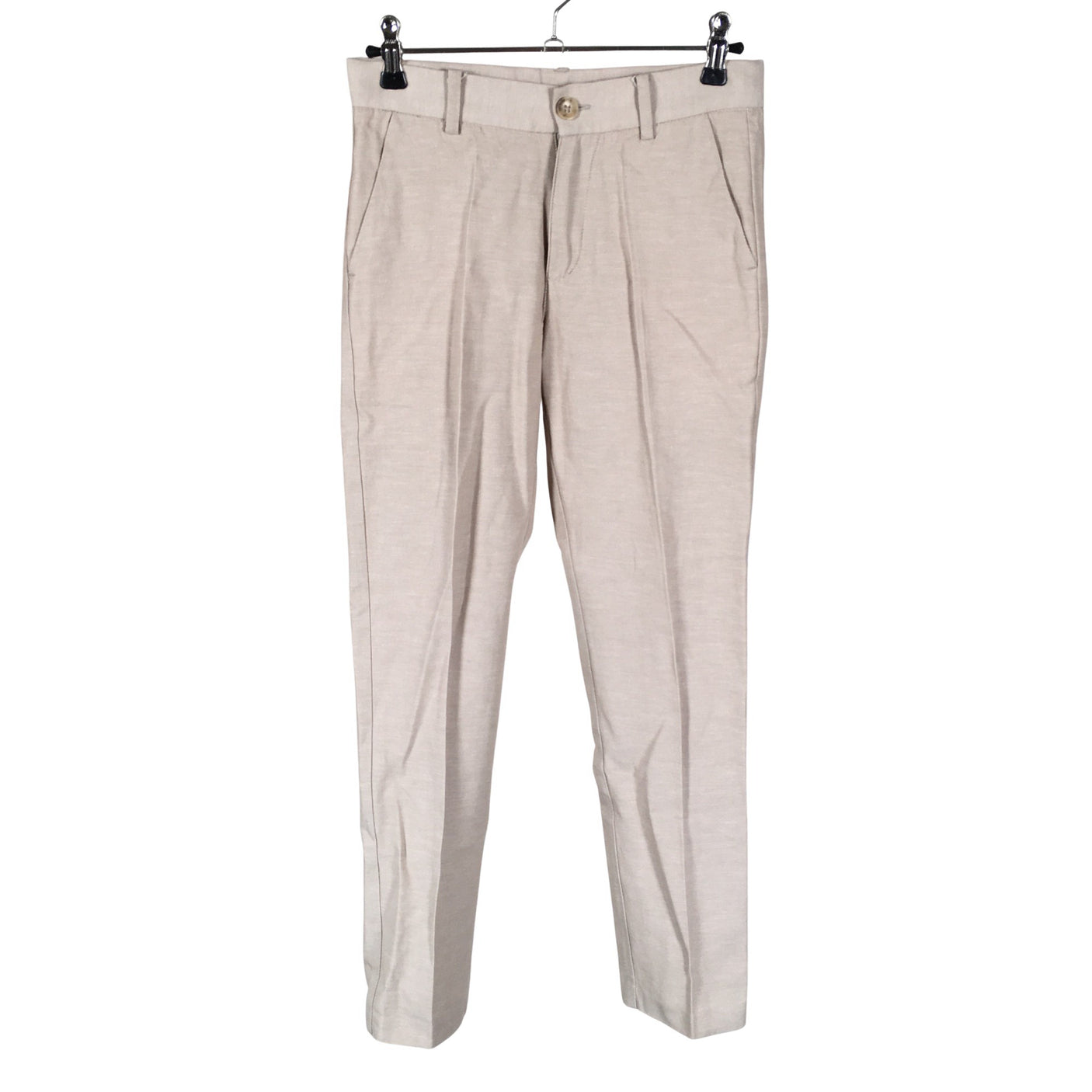 Unisex Nukutavake - Kangashousut, koko 146 - 152 - Beige (1)