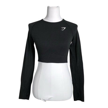 Naisten Gymshark - Urheilupaita, pitkät hihat, koko 38 - Musta ()
