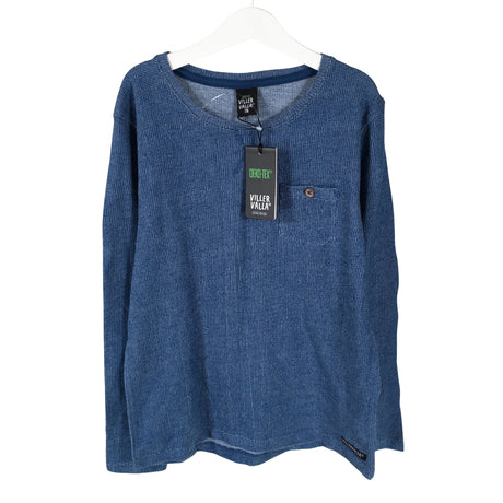 Unisex Villervalla - Trikoopaita, koko 140 - 146 - Sininen ()