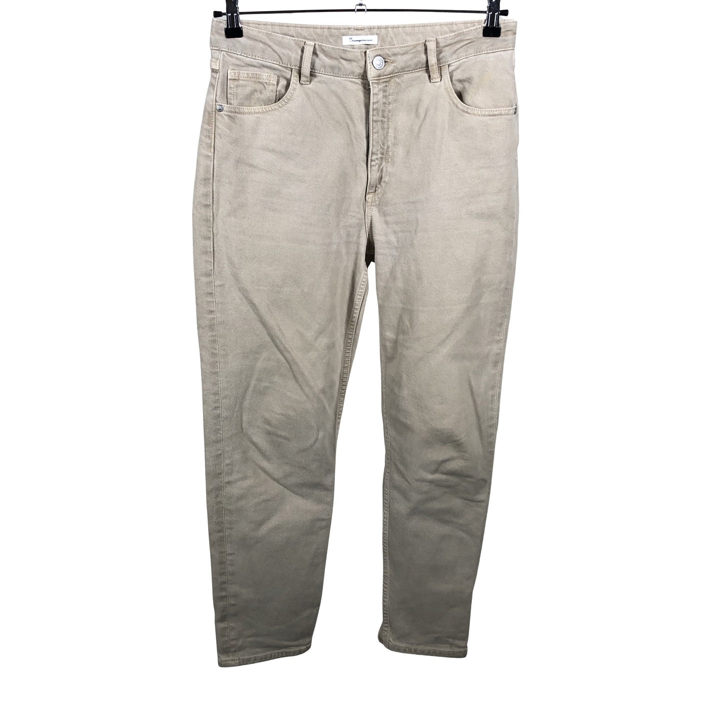 Naisten Knowledge Cotton Apparel - Farkut, koko W32 - Beige (1)