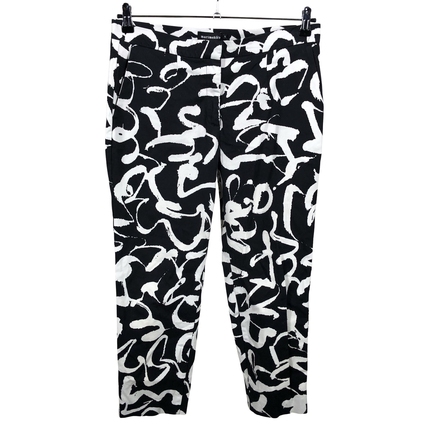 Naisten Marimekko - Kangashousut, koko 40 - Musta (1)