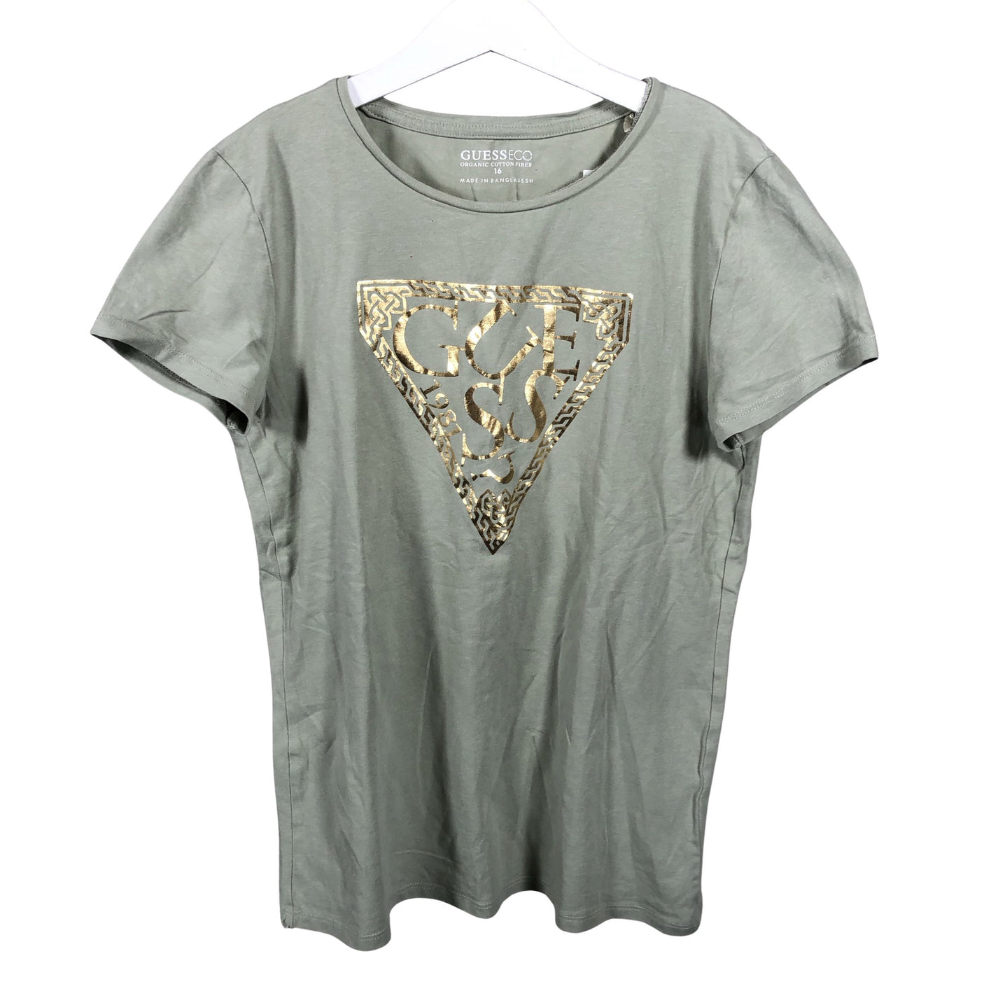 Tyttöjen Guess - T-paita, koko 158 - 164 - Vihreä (1)