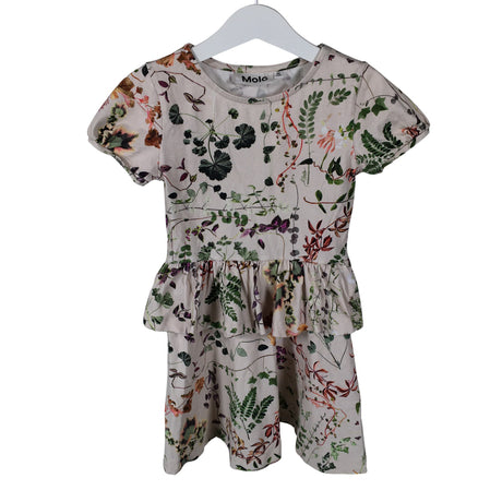 Tyttöjen Molo Kids - Trikoomekko, koko 92 - 98 - Beige ()