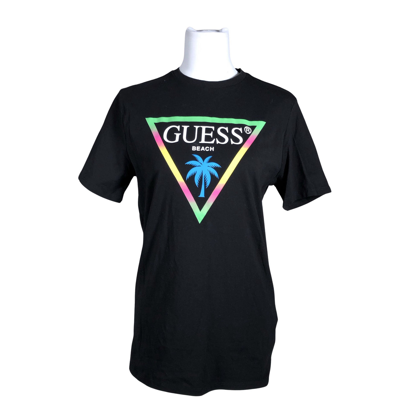 Naisten Guess - T-paita, koko 38 - Musta (1)