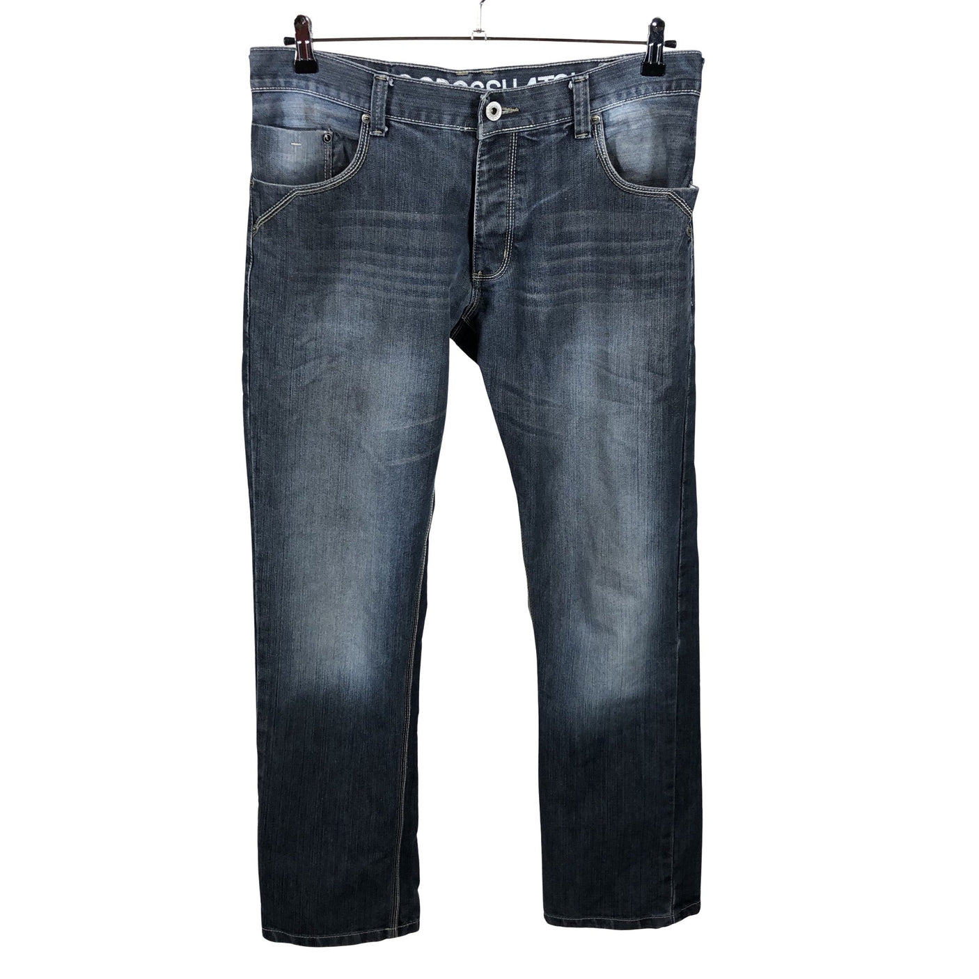 Miesten Crosshatch - Farkut, koko W36 - Sininen (1)