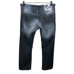 Miesten Crosshatch - Farkut, koko W36 - Sininen (2)