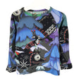 Unisex Klaus Haapaniemi - Trikoopaita, koko 110 - 116 - Sininen ()